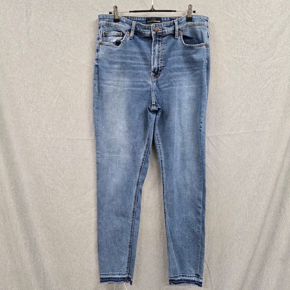 Lucky‎ Brand Bridgette Skinny Jeans Womens 12/31 Blue High Rise Released Hem 543